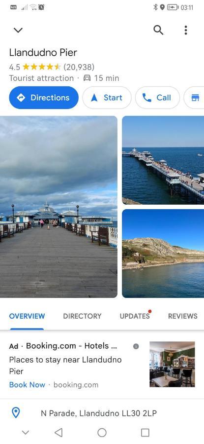 Netherton Studio Apartment 2 Rhôs-on-Sea Esterno foto